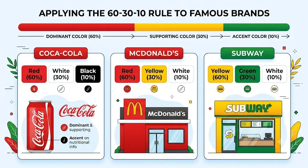 Apply the 60–30–10 Color Rule