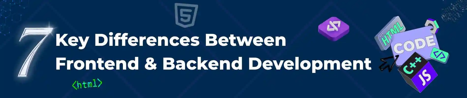 frontend and backend development key differences